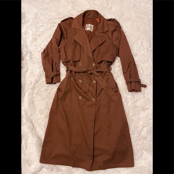 Vintage wool Trench Coat - Picture 1 of 16
